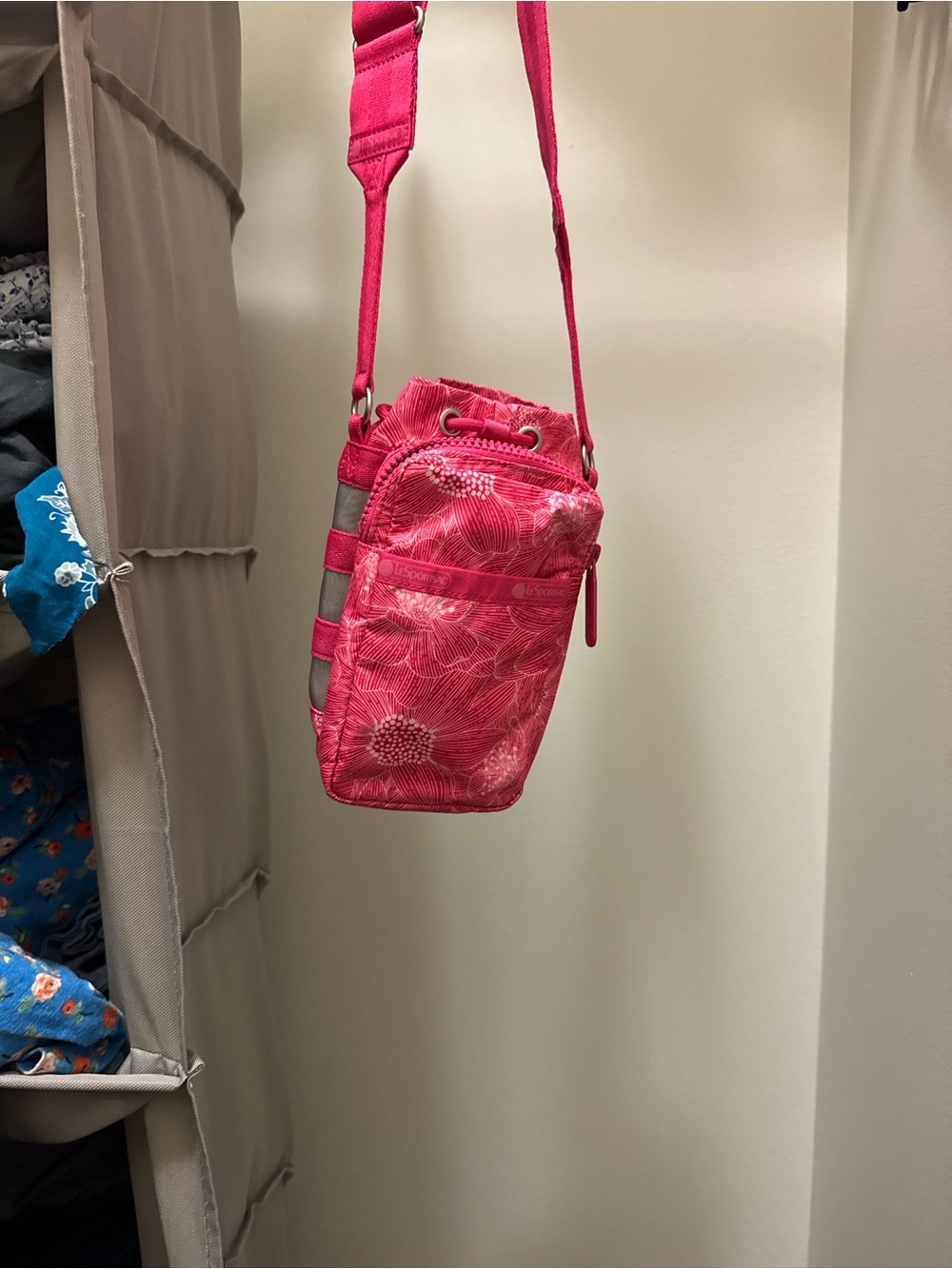 Lesportsac summer garden flower small utility bag crossbody